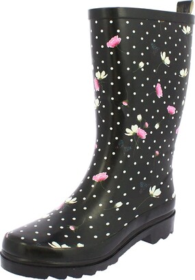 Beck Women's Flowers Wellington rain boots