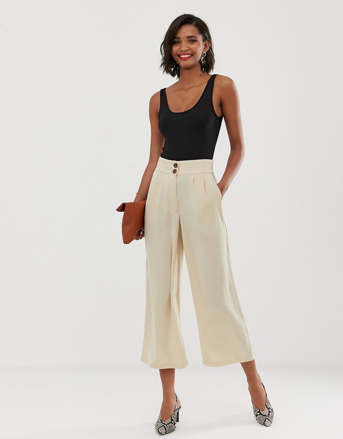 Y.A.S tailored crop trousers - ShopStyle