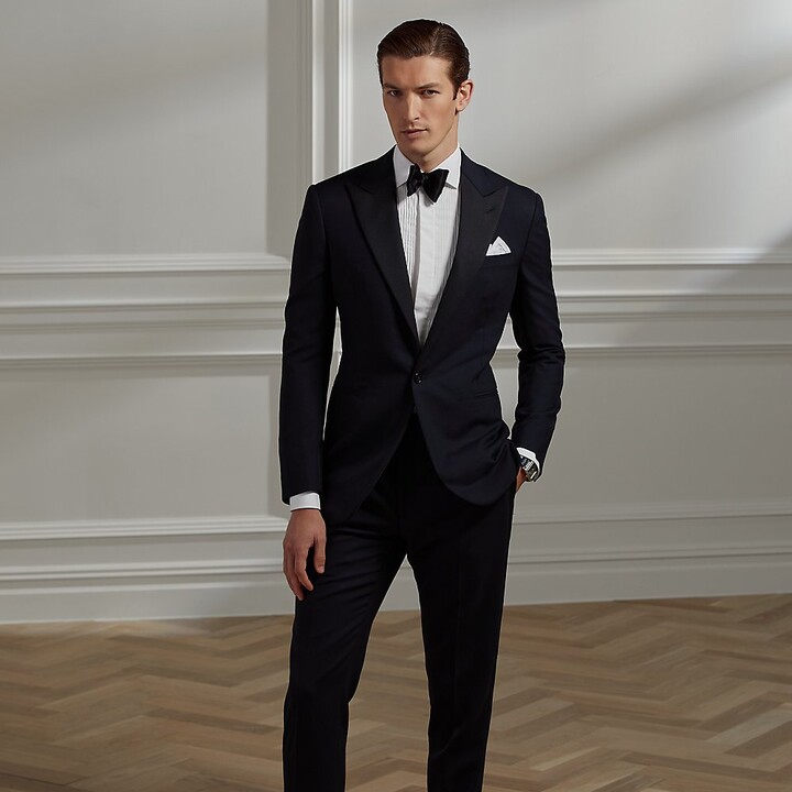 Purple Label Ralph Lauren Gregory Barathea Peak Tuxedo - ShopStyle Suits