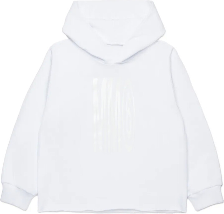 MM6 MAISON MARGIELA Kids Logo-Print Hoodie