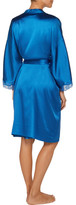 Thumbnail for your product : Stella McCartney Eloise Enchanting Lace-Trimmed Silk-Blend Satin Robe