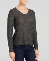 Thumbnail for your product : Eileen Fisher V Neck Sequined Sweater