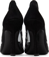 Thumbnail for your product : Alexander Wang Black Delphine 105 Crystal Heels