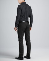 Thumbnail for your product : Dolce & Gabbana Pindot Dress Shirt, Black/White