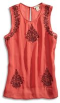 Thumbnail for your product : Lucky Brand Ruby Embroidered Tank