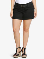 Thumbnail for your product : Torrid Belted Sateen Shorts
