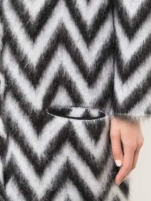 Loewe chevron stripe oversize cardigan