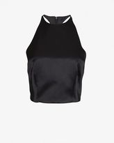 Thumbnail for your product : Lover Lotus Zipper Racer Back Crop Top