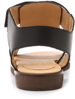 Thumbnail for your product : Maison Martin Margiela 7812 MM6 Leather Flat Sandals