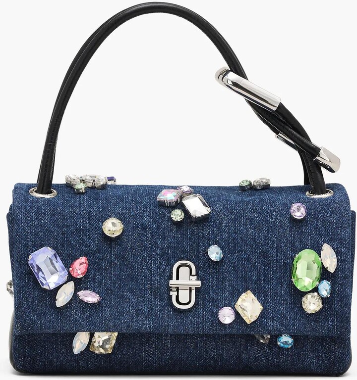 Marc Jacobs The Gem Denim Mini Dual Bag - Indigo