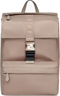 Fendi Leather Ness Medium Backpack in Brown for Men Mens Bags Backpacks 