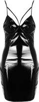 Thumbnail for your product : boohoo High Shine Bustier Mini Dress