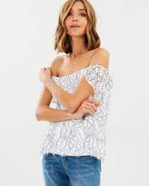 Thumbnail for your product : Sass Clemence Corded Lace Top