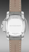 Thumbnail for your product : Burberry The Britain Bby1808 34mm Diamond Indexes