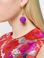 Thumbnail for your product : Eshvi Ball Drop Earrings