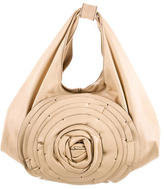 Thumbnail for your product : Valentino Petale Leather Hobo