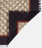 Thumbnail for your product : Gucci GG silk-blend scarf