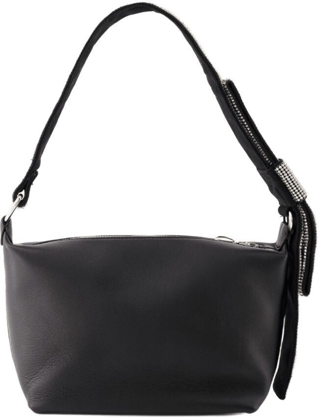 Kara Hobo Bow Bag - Leather - Black
