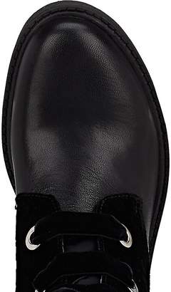 Barneys New York Women's Leather & Stamped Velvet Boots
