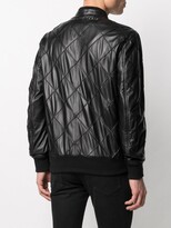 Thumbnail for your product : Philipp Plein Quilted Leather Bomber Jacket