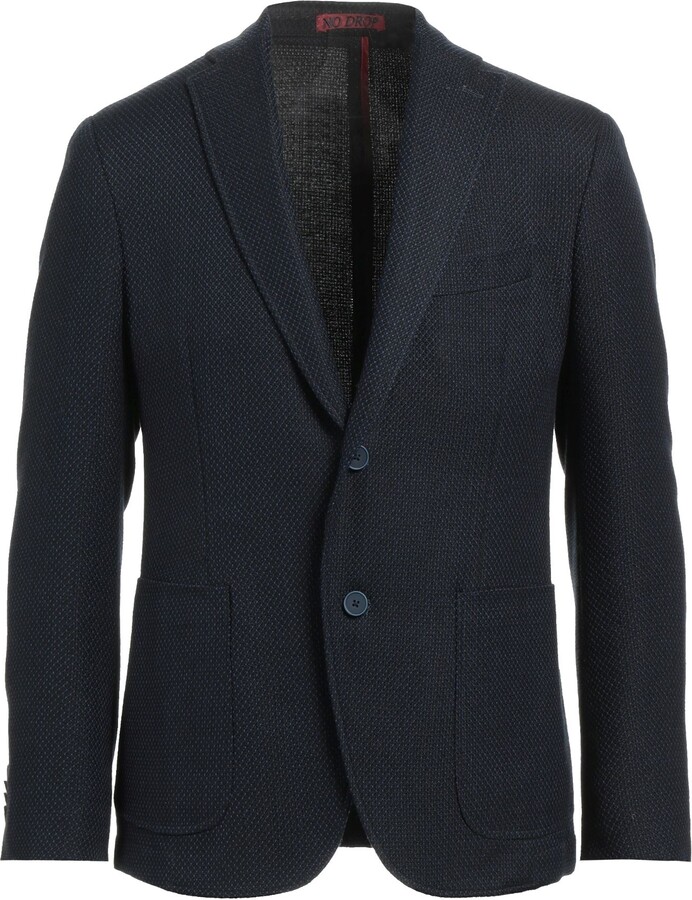 STEVE&COLLINS Suit Jacket Midnight Blue - ShopStyle