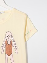Thumbnail for your product : Bonpoint TEEN printed cotton T-shirt