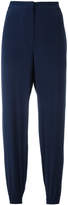 Cédric Charlier elasticated cuffs cropped trousers