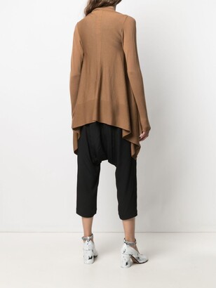 Rick Owens Knitted Cape Wrap Cardigan