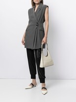 Thumbnail for your product : Twin-Set Elasticated-Waist Zipped-Pocket Trousers