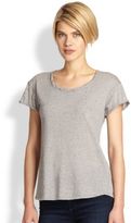 Thumbnail for your product : Saks Fifth Avenue Crewneck Cuffed Muscle Tee