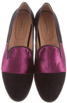Thumbnail for your product : Dries Van Noten Suede Round-Toe Loafers w/ Tags