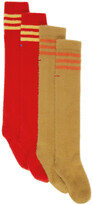 Thumbnail for your product : Wales Bonner Two-Pack Multicolor Adidas Consortium Edition Socks