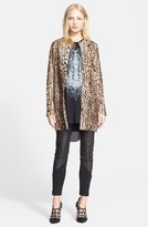 Thumbnail for your product : Haute Hippie Leopard Print Genuine Calf Hair Jacket