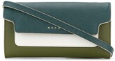 Thumbnail for your product : Marni two-tone Bellows wallet