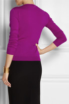 Thumbnail for your product : Nina Ricci Wool and silk-crepe sweater