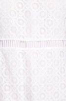Thumbnail for your product : Donna Morgan Crochet Lace Bateau Neck Dress