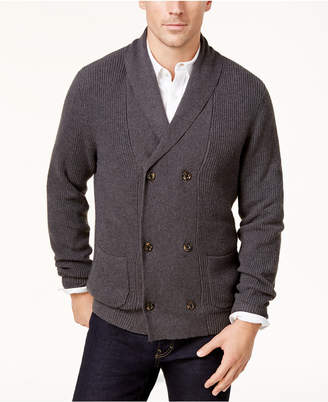 Tasso Elba Men's Double-Breasted Cardigan, Created for Macy's