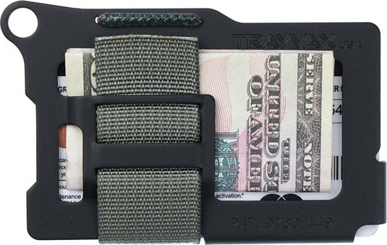 Trayvax Wallets Armored Summit Cash Strap Wallet OD Green