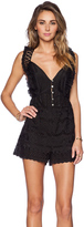 Thumbnail for your product : Zimmermann Trinity Embroidery Playsuit