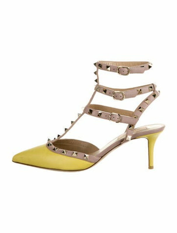 yellow valentino shoes