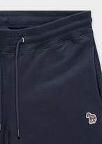 Thumbnail for your product : Men's Dark Navy Zebra Logo Organic-Cotton Sweatpants