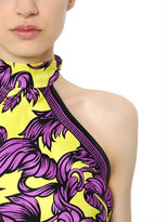 Thumbnail for your product : Versace Printed Silk Twill Halter Top