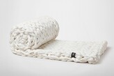 Thumbnail for your product : silk&snow Hand Knitted Weighted Blanket - 8 Lbs, Cream