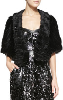 Thumbnail for your product : Milly Virginia Faux-Fur Shoulder Wrap