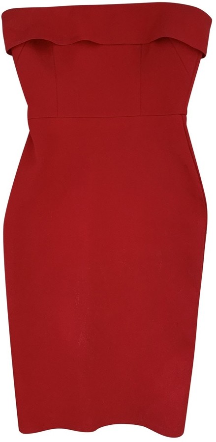 alex perry red dress