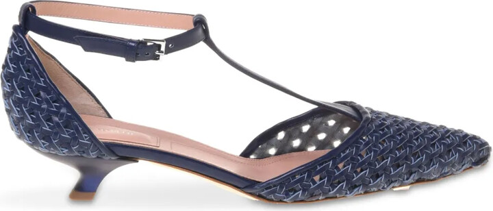 Alberta Ferretti Leather Pumps