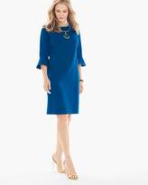 Thumbnail for your product : Chico's Chicos Ponte Bell-Sleeve Short Dress