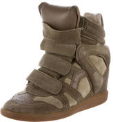 Thumbnail for your product : Isabel Marant Suede Beckett Sneakers