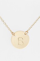 Thumbnail for your product : Nashelle 14k-Gold Fill Anchored Initial Disc Necklace