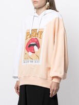 Thumbnail for your product : Twin-Set Graphic-Print Cotton Hoodie